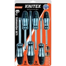 Go İthalat 6pcs Tornavida Seti  6X150 Yıldız - 5X125 Düz-Yıldız - 4X120 Düz-Yıldız - 3X75 Düz (5314)