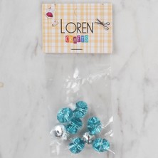 Sesengo Loren Crafts turkuaz 8 li düğme - 234