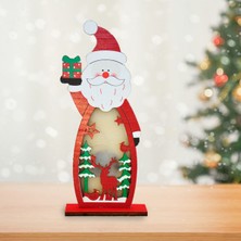 Renkli Işıklı Yılbaşı Süs Objeleri, Parlak ve Şık Dekoratif Figürler