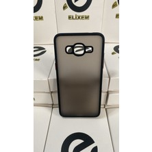 Elixem Samsung J2 Prime Uyumlu Siyah Hux Mat Kılıf