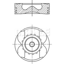 Mahle Mtxdpn Piston Segman Std 83.00MM Mercedes OM651 W176 W246 W204 C218 X204 W212 W447 W639 B906 B907 B910