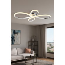 Esslight Yonca Plafonyer LED Avize 3 Renk Işık Modlu (Beyaz / Sarı / Gün Işığı)