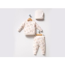 By Bubbles Gökkuşağı Baskılı Omuzdan Patlı 2li Takım