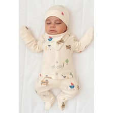 By Bubbles Unisex Piknik 5li Hastane Çıkışı, %100 Pamuk