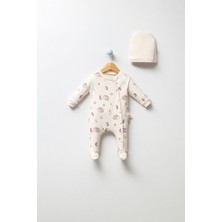 By Bubbles Organik Kumaş Kirpi Bebek Tulum