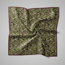 Piramit Naturel Eşarp | Tel Örgü