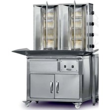 Pimak Doğalgazlı Arabalı Döner Makinası 4 + 4 Radyan