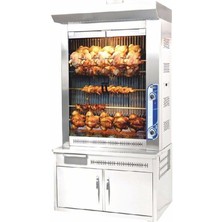 Pimak Dökümlü Piliç Makinesi Doğalgazlı 6 + 5 Şiş 55 Piliç