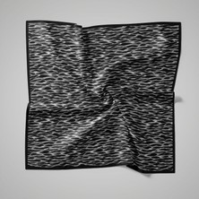 Piramit Naturel Eşarp | Tel Örgü