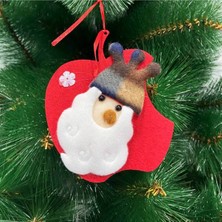 Renkli Keçe Geyik Yılbaşı Ağacı Süsü 11 Cm, 1 Adet