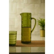 Depa Akrilik Allegra 1,5 Lt Koyu Yeşil Sürahi (Buzdolabı Kapak Rafına Sığar)