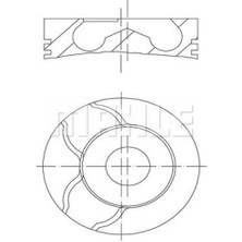 Mahle Mtxdpn Motor Piston Segman 1.00 -0.20MM Kisa Clio-Kng 1.5 Dci K9K 77.00MM 26 Pim