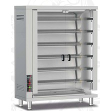 Pimak Radyanlı Piliç Çevirme Makinesi Tüplü 36 Piliç