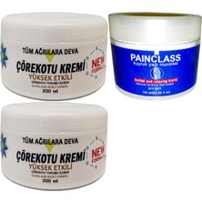 Çörekotu Çörek Otu Kremi  White Box 2 Adet 200 ml + Painclass Kuyruk Yağı Kremi 100 ml / Krem Seti