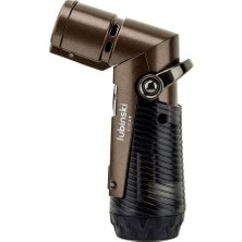 Lubinski Tek Torch Iğneli ve Delicili Puro Çakmağı Kahve