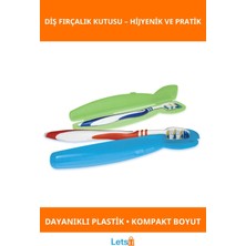 Letsii Hijyenik Pratik Plastik Diş Fırçalık Kutusu