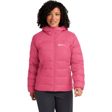 Jack Wolfskin Ather Down Hoody Rds Kadın Pembe Outdoor Ceketi