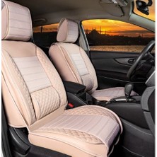 ALLDAYSM Aldysm Hyundai Getz Lüx Deri Oto Koltuk Kılıfı Ön Arka Takım Elit Serisi Bej