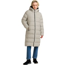 Jack Wolfskin Ather Down Hoody Rds Kadın Bej Outdoor Ceketi