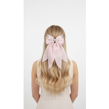 Gigi Giyim Parlak Taşlı Fiyonk Desenli Otomatik Toka