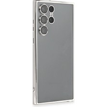 LTG Nova S22 Kılıf Lensli Silikon - Gümüş