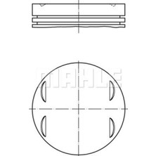 Mahle Mtxdpn Piston Segman 0.50MM 84.50MM Bmw M54 B30 E46 E39 E60 E65 E83 E53 Z3 Z4