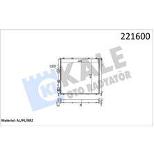 Kale Mtxdpn Radyatör Al/pl/brz J9-J10