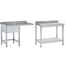 Pimak Bulaşık Makinesi Giriş-Çıkış Tezgahı