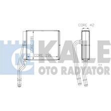 Kale Mtxdpn Kalorifer Radyatörü [ Ford Transit Connect, Focus 1.8 Tdci Sol Direksiyon Brazing ]