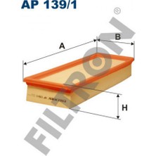 Filtron Mtxdpn Hava Filtresi Vw Group Seat Cordoba Ii, Ibiza Iii, Inca; Volkswagen Caddy Ii, Polo Iii