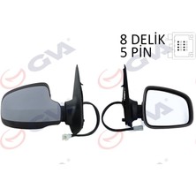 GVA Mtxdpn Diş Dikiz Aynasi Sağ Sandero Stepway 12 Elektrikli Isitmali Astarli Konveks VM-6804EHPSR