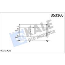 Kale Mtxdpn Klima Radyatoru Kondanser Mondeo 14 1.0-1.5 Ecoboost 1.5 Tdci 2.0 Tdci