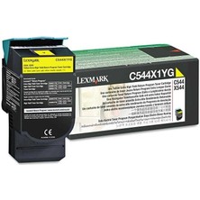 Lexmark C544X1YG Sarı Orjinal Toner