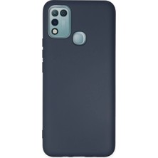 LTG Nova Infinix Hot 10 Play Kılıf Nano Içi Kadife Silikon - Lacivert
