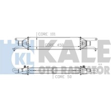 Kale Mtxdpn Turbo Radyatörü [ Fiat Linea 1.3 Jtd Al+Al 2007- ]