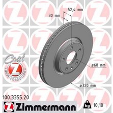 Zimmermann Mtxdpn Ön Fren Aynasi A4-A5-A6-A7-Q5 320X30X28XHAVALI 986479753-DF6148