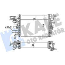 Kale Mtxdpn Intercooler Dacia Sandero Ii Al/brz