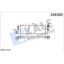 Kale Mtxdpn Turbo Radyatörü Intercooler Mgn Ii-Scenic Ii 1.5dci-1.9dci Al-Pl-Brz 586X187X40