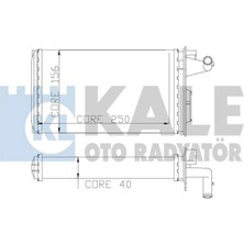 Kale Mtxdpn Kalorifer Radyatörü [ Fiat Tempra, Tipo 1.6 16V Sxa, Alfa 145 1995-2001, 146 1994-2001, 155 1992-1997 2 Sira Al+Pl Musluklu ]