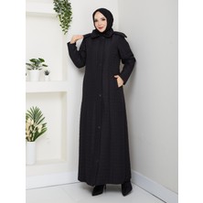 Eslemnur 140CM Içi Velboalı Kapitone Mont