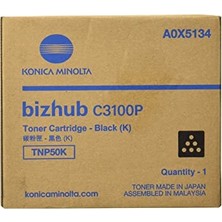 Konica Minolta Bizhub TNP50BK/C3100P Siyah Orjinal Toner