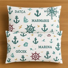 Stella Flavo Desenli Pamuklu Yastık Kılıfı 2 Adet 50 x 70CM