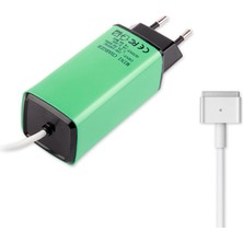 Sylar Retro-Color, Apple MacBook 85W Magsafe 2 Mini Adaptör - Yeşil