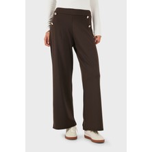Via Dante Straight Fit Taş Detaylı Düz Paça Pantolon Bayan Pantolon 268755080
