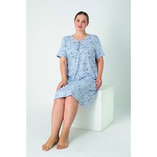 Confeo Kadın Battal Penye Süprem Kısakol Gecelik C840-934