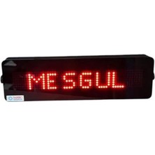 Sanec 1000 Metre Menzilli Masaüstü Kumandalı 12 Farklı Yazılı Kumandalı Makam Çağrı Tabelası (Kasa Ölçüsü: 8X28 Cm)