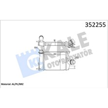 Kale Mtxdpn Intercooler Dacia Logan Ii-Mcv Ii-Sandero Ii-Renault Clio Iv 0.9 Tce 12