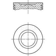 Mahle Mtxdpn Motor Piston Segman Std Ducato Iii-Iveco Daily-Karsan Jest 2.3jtd C13 F1A Euro5 Motor 11 14
