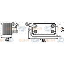 Mahle Mtxdpn 8MO376747-161 Şanzuman Yağ Soğutucu Volvo S60 10 S80 10 V60 10 V70 10 XC60 10 XC70 10 Ford Lendrover