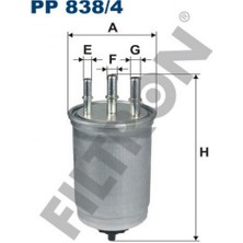 Filtron Mtxdpn Yakit Filtresi [ Ford Connect 1.8 Di 90 Ps 2002 - ]
